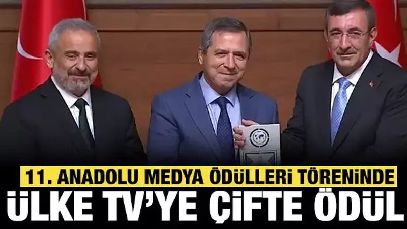 “11. Anadolu Medya Ödülleri” sahiplerini buldu: ÜLKE TV'ye çifte ödül
