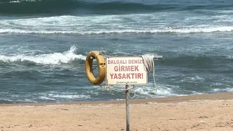 Bartın'da denize girmek 3 gün yasaklandı