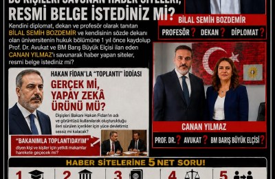 BU KİŞİLERİ SAVUNAN HABER SİTELERİNE AÇIK SORU: BİLAL SEMİH BOZDEMİR ve CANAN YILMAZ RESMÎ BELGELERİ GÖRDÜNÜZ MÜ?