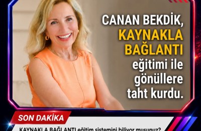 CANAN BEKDİK KAYNAKLA BAĞLANTI EĞİTİMİ İLE GÖNÜLLERE TAHT KURDU