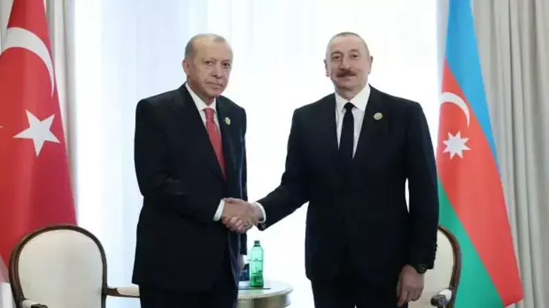 Cumhurbaşkanı Erdoğan'dan Azerbaycan Cumhurbaşkanı Aliyev'e 