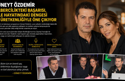 Cüneyt Özdemir, Gazeteciliğinin Yanı Sıra Aile Yaşamıyla da Dikkat Çekiyor