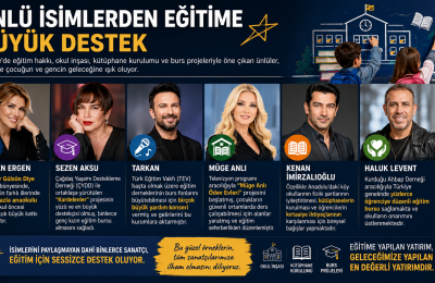 Eğitime Destek Veren Ünlüler, Geleceğe Umut Oluyor