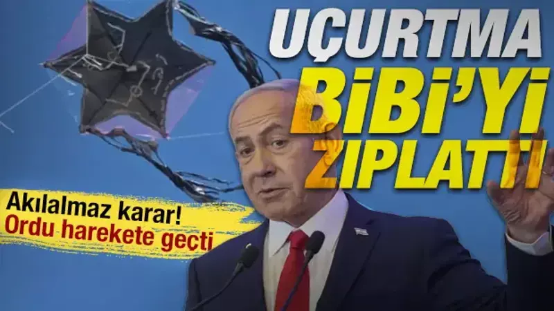 Gazze'den uçurulan uçurtmalar İsrail'i alarma geçirdi: Netanyahu'dan sürgün tehdidi