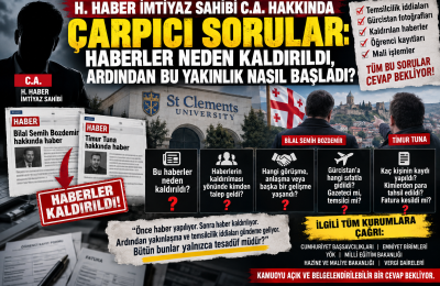 H. HABER İMTİYAZ SAHİBİ C.A. HAKKINDA ÇARPICI SORULAR: BİLAL SEMİH BOZDEMİR HAKKINDA İLK İHBAR NİTELİĞİNDE HABERLER YAPAN C.A , ARDINDAN KENDİSİNİN NASIL SAĞ KOLU OLDU?