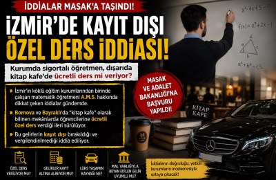 İZMİR’DE ÖZEL DERS İDDİASI: MASAK’A KADAR UZANAN BAŞVURU