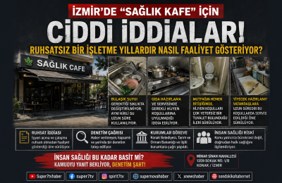 İzmir Konak’ta “Sağlık Kafe” İçin Ciddi İddialar: Ruhsat ve Hijyen Koşulları İncelensin Çağrısı