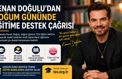 Kenan Doğulu’dan Doğum Gününde Anlamlı Hareket: Eğitime Destek İçin Bağış Kampanyası