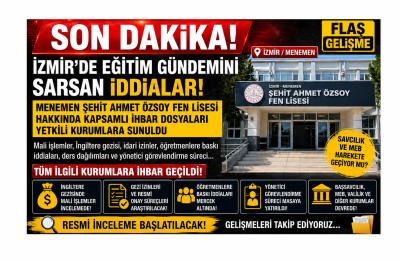 Menemen'deki Fen Lisesi Hakkında Hazırlanan İhbar Dosyaları Yetkili Kurumlara Sunuldu