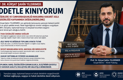 Prof. Dr. Kürşat Şahin Yıldırımer: 