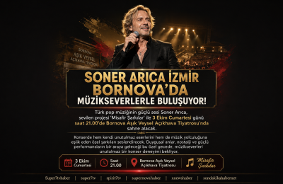 Soner Arıca “Misafir Şarkılar” ile İzmir’e Geliyor: Bornova’da Unutulmaz Gece