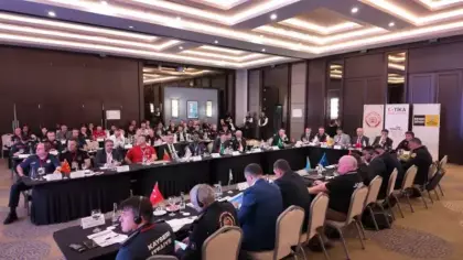 14 ülkeden itfaiyeciler Konya'da buluştu!