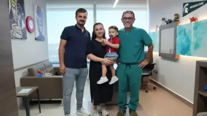 2 yaşındaki Aras'ın nefes alma mücadelesi! Soluk borusu genişletildi