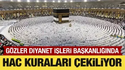 2027 yılı hac kurası bugün çekiliyor
