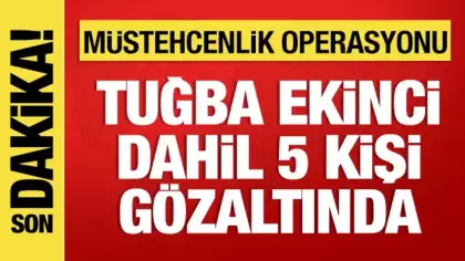 5 ilde müstehcenlik operasyonu: Tuğba Ekinci gözaltına alındı