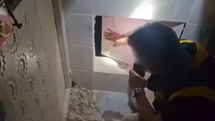 6 ayrı suçtan aranıyordu! Duvarın arkasındaki gizli bölmede yakalandı