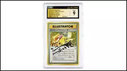 80 bin euro'luk Pokemon kartı çalındı