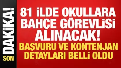 81 ilde 30 bin kişi istihdam edilecek! Kontenjanlar belli oldu
