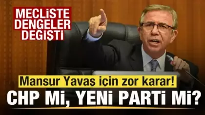 ABB Meclisi'nde dengeler değişti! Mansur Yavaş'ı zora sokan tablo! CHP mi, Yeni Parti mi?
