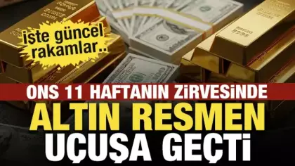 ABD enflasyonu açıklandı, altın uçuşa geçti: Ons 11 haftanın zirvesinde