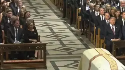 ABD siyasetini buluşturan cenaze: Trump, Netanyahu ve Zelenskiy aynı törende