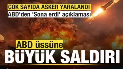 ABD üssüne büyük saldırı! Çok sayıda asker yaralandı! ABD'den 'Sona erdi' açıklaması