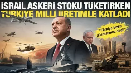 ABD ve İsrail askeri stoku tüketirken Türkiye yerli üretimle gücüne güç katıyor