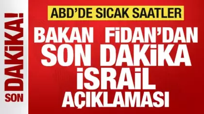 ABD'de sıcak saatler: Bakan Fidan'dan son dakika İsrail açıklaması! Mekke İttifakı uyarısı