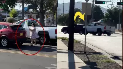 ABD'de trafikte aracın camını beyzbol sopayla kıran kadına şok misilleme