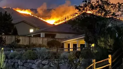ABD’de yangın felaketi! 61 bin dönümlük alan küle döndü