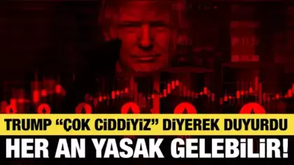 ABD'den dizele yasak sinyali! Trump: Çok ciddi düşünüyoruz