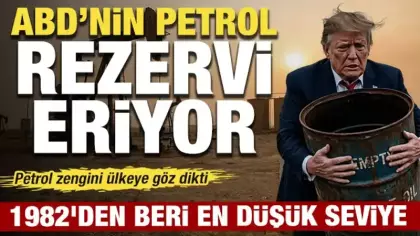 ABD’nin petrol rezervi eriyor: Trump'ın gözü Venezuela'da: 1982'den beri en düşük seviye
