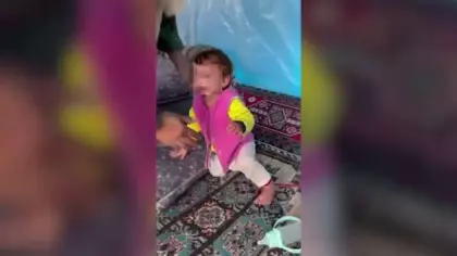 Adana'da yürek sızlatan görüntü: 