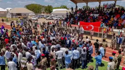 Afrikalı kabileler ve liderler Türkiye için buluştu: Türk bayrakları açıldı