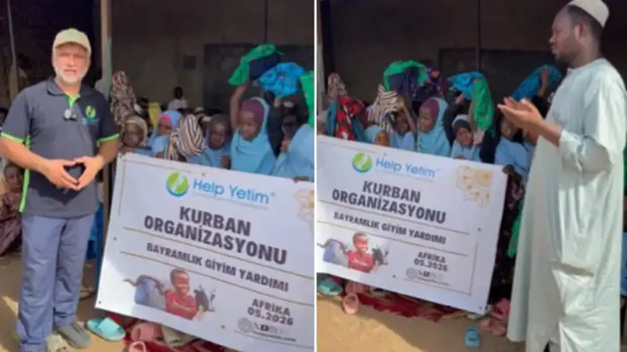 Afrikalı yetimlerden Türkiye'ye kurban teşekkürü