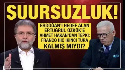 Ahmet Hakan, Ertuğrul Özkök'e sordu: Franco hiç ikinci tura kalmış mıydı?
