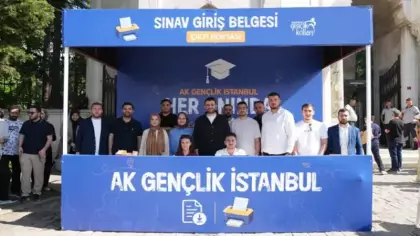 AK Parti İstanbul'un 39 ilçesinde “Sınav Giriş Belgesi Çıktı Noktası” kurdu