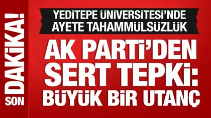 AK Parti Sözcüsü Çelik'ten mezuniyet töreninde ayet yazılı pankartın kapatılmasına tepki