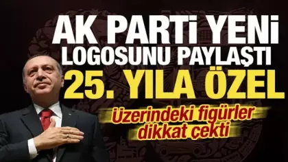 AK Parti'den 25. yıla özel logo! Simgeler dikkat çekti