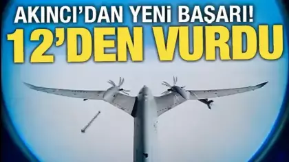 AKINCI sipersonik füze ile vurdu