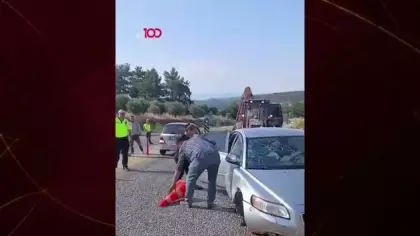 Alkollü sürücünün yaptığı kaza eşine sinir krizi geçirtti