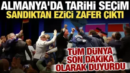 Almanya'da tarihi gece! Dünya bu seçim konuşuyor: Rekor oyla AfD kazandı