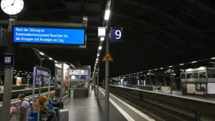 Almanya'da ülke genelinde tren seferleri durduruldu