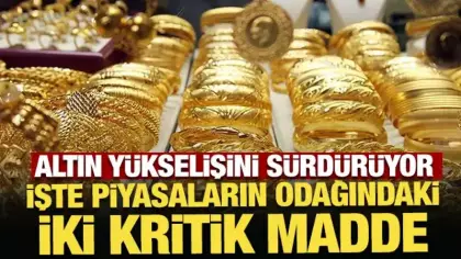 Altın yükselişini sürdürüyor: Piyasaların odağında iki kritik madde