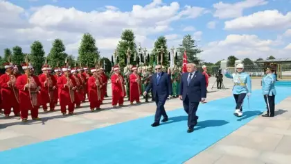 Ankara'daki törende ilgi çeken detay: Trump'a 