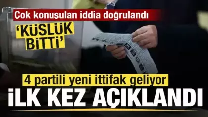 Ankara'yı hareketlendiren gelişme! Yeni bir ittifak geliyor! En az 4 partiden oluşuyor