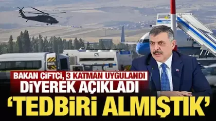 Ankara'yı koruyan 3 katman: Bakan Çiftçi, sıfır noktasında açıkladı