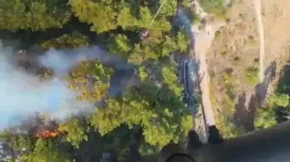 Antalya'nın 2 ilçesinde orman yangını