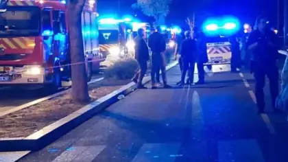 Araç kalabalığa daldı, felaket yaşandı