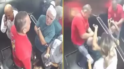 Asansörde dehşet anları: Brezilya'da emekli polis 62 yaşındaki komşusuna saldırdı